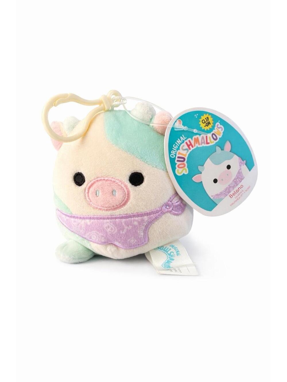 Squishmallows Charity The Chick 3" Plush Keychain Clip-On KellyToy
